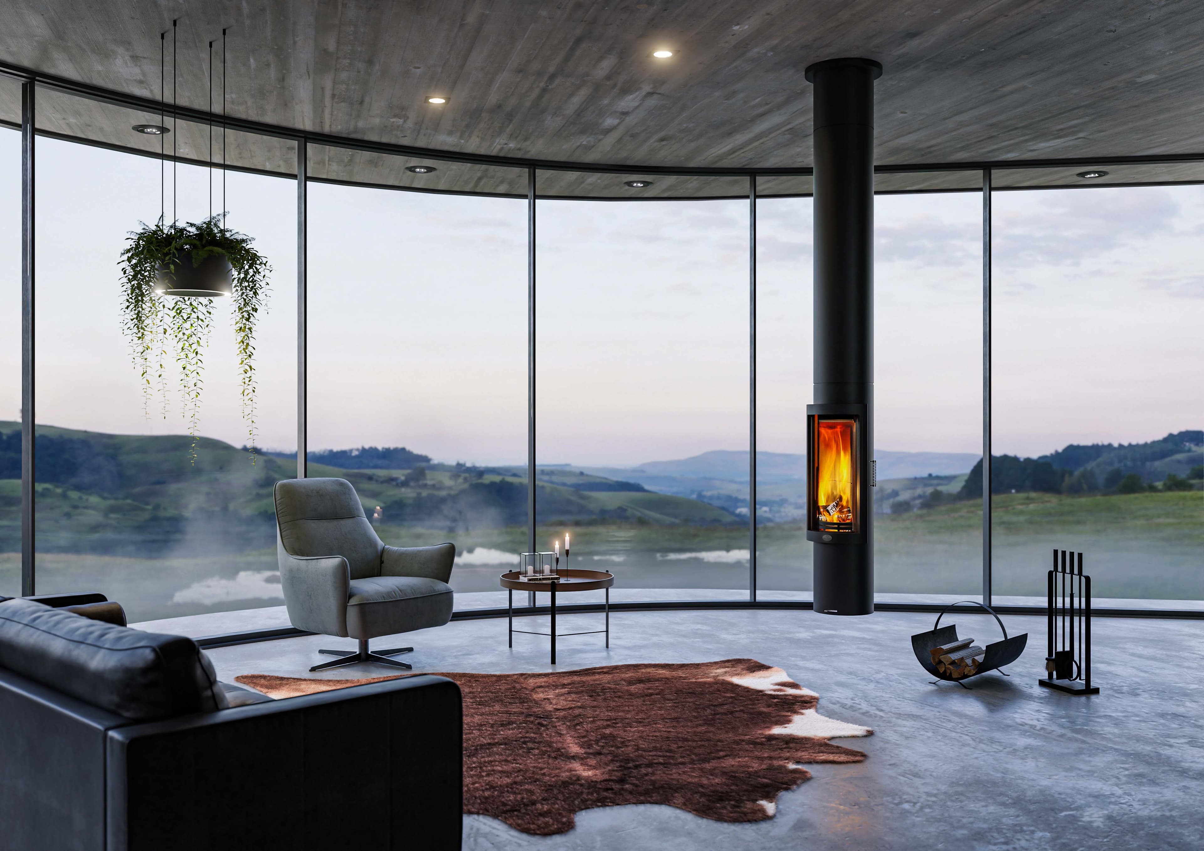 Kaminofen Andorra Anthrazit